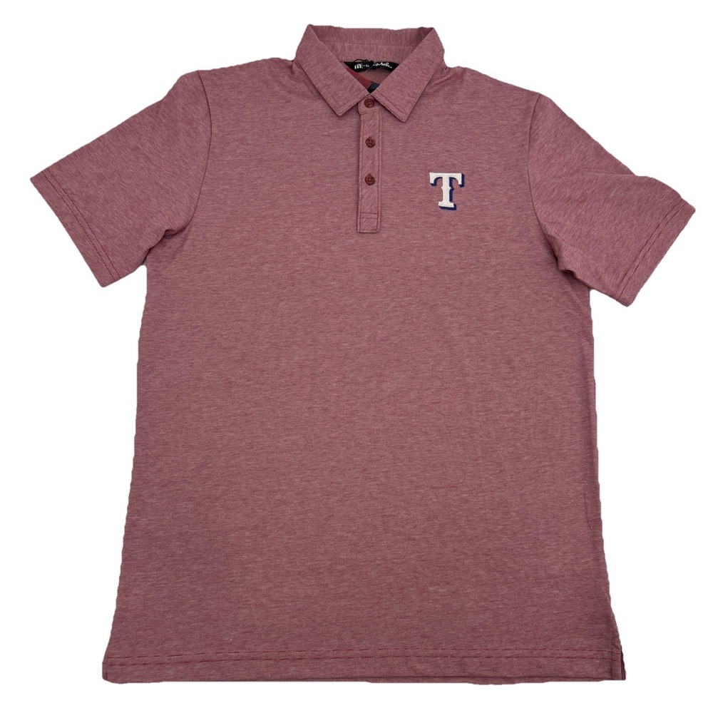 Texas Rangers Shirt Men's M Red Travis Mathew Short Sleeve Polo ASG 2024 MLB NEW